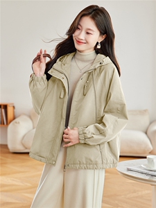 现货2025冬装新款加绒加厚休闲精品女装棉衣棉服派克服图片