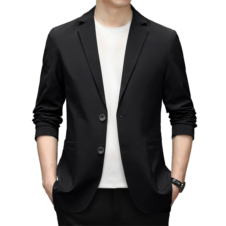 BZS8012钱塘2020-2中年男士休闲简约百塔合身西服外套P125,男装西服,钱塘207-2