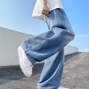 美式牛仔裤男春秋新款休闲直筒裤M608P40图片