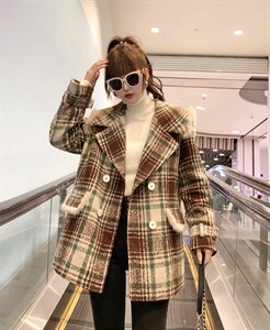 『现货』冬季昵料大衣,其它,安比希妮