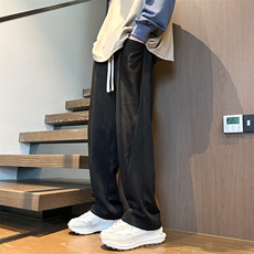 KP763P40港风针织斜纹休闲裤宽松运动裤拖地裤男，男装休闲裤，星座1204-3