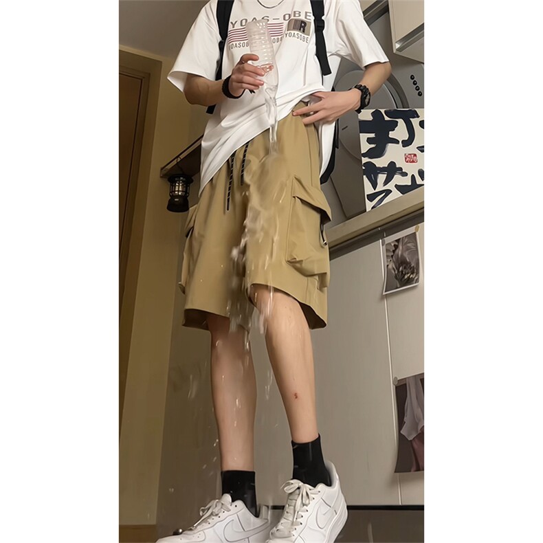 主推 工装短裤情侣宽松户外防水速干五分裤 K836特P35 控55图片