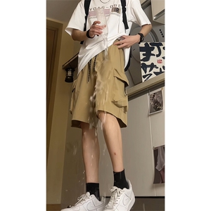 主推 工装短裤情侣宽松户外防水速干五分裤 K836特P35 控55图片