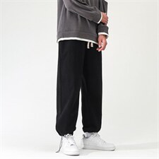 日系2023秋冬款华夫格抽绳束脚运动休闲潮牌卫裤8802-P55控69，男装休闲裤，星座914-3