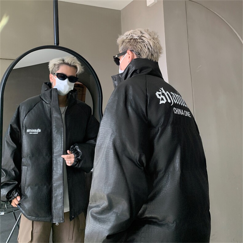 B359-MY8506-特P110限价158美式鳄鱼皮重磅加厚棉衣棉服外套,男装棉衣,电商B359