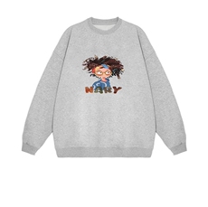 2025年秋季通勤套头NARY小女孩长袖套头，女装卫衣/绒衫，花可