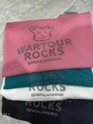 圆领烫钻卫衣，女装卫衣/绒衫，E·贝空间