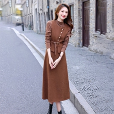 韩系一整套搭配气质百搭时尚三件套女秋简约马甲纯色打底半身长裙，女装套装/套裙，艾贝斯