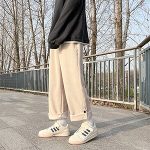 春装2022电商基地新款港风直筒灯芯绒休闲裤DM92-P40，男装休闲裤，电商D321-1