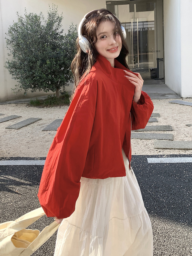 大货立领夹克外套4色2c309-2512-p125-k188,女装短外套,2C309