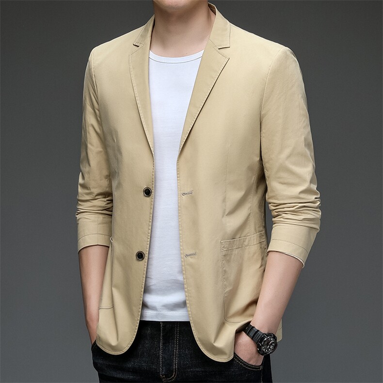 春秋季商务休闲西服男士便西宽松免烫纯色男装外套ZL99651-P140,男装西服,星座1105-3
