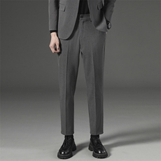 九分裤深灰