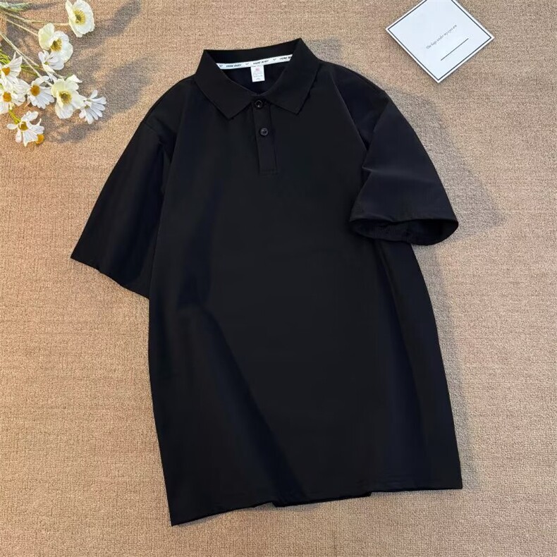 港风冰丝polo衫短袖T恤男夏季潮牌翻领百搭日系大码半袖PL025P26,男装T恤,星座1013-5