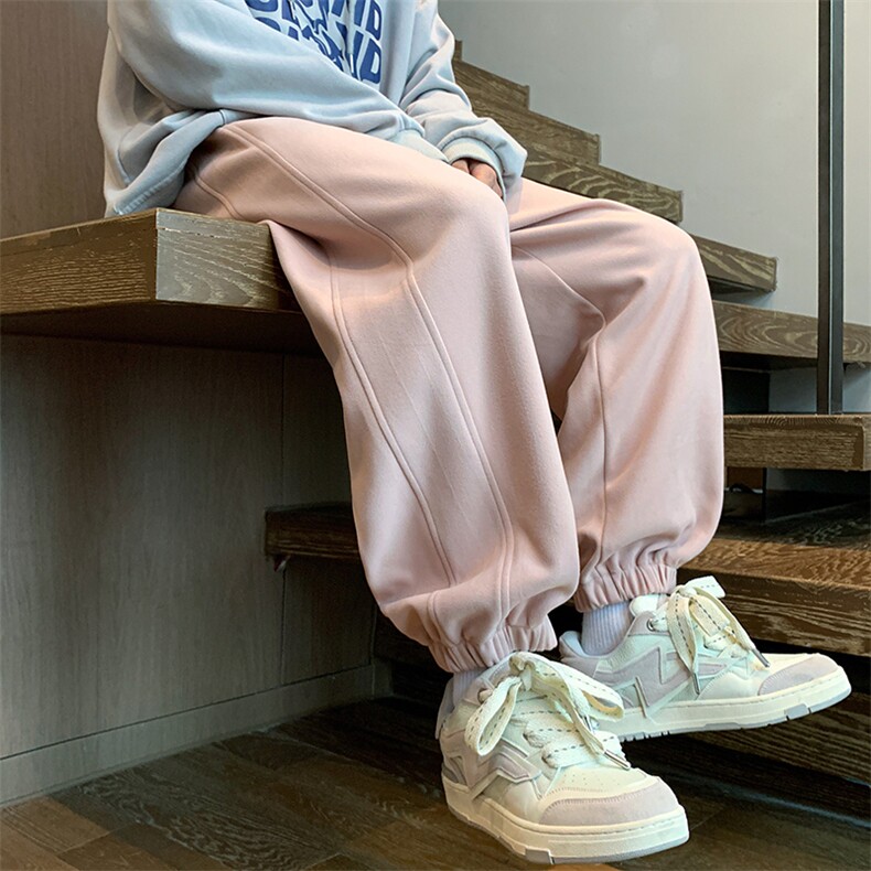 束脚裤男生休闲裤加绒长裤KD561-P60图片