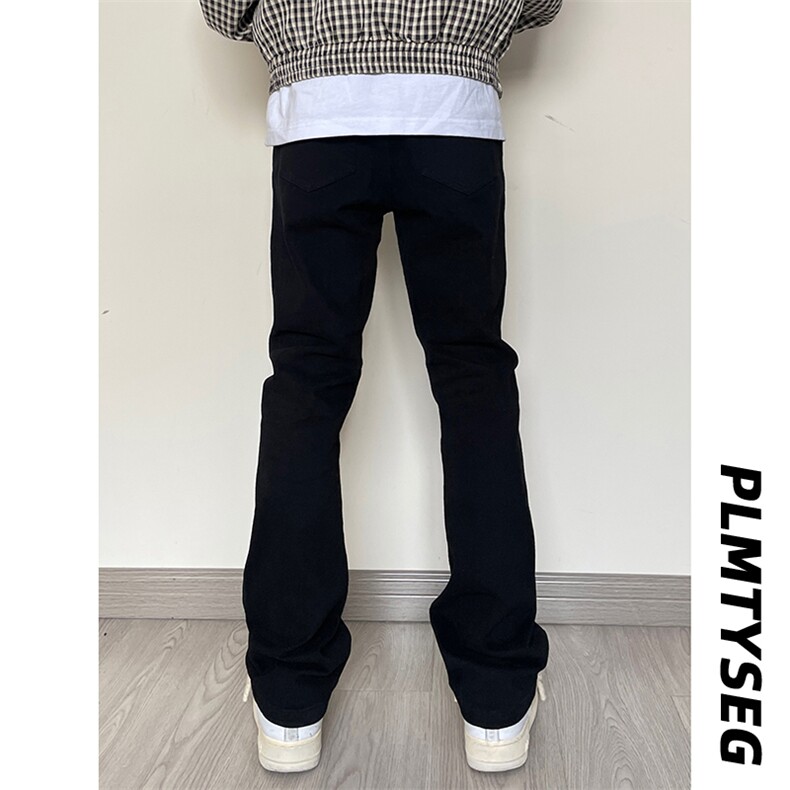 B221美式ins高街暗黑小众修身弹力休闲牛仔裤LK23010-P60控78,男装牛仔裤,电商B221