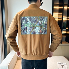 2024秋季新款夹克外套男棒球领时尚潮牌纯色立领上衣jk8817-p135，男装夹克，电商D303