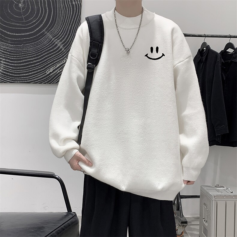 控68半高领毛衣男士大码针织衫男毛线衣男M18204-P45加绒款-P65,男装针织衫/毛衣,电商A040