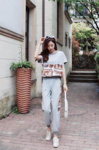 休闲运动套装，女装运动套装，天使公主