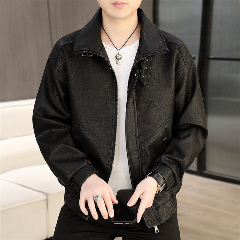 2025春季皮衣外套男机车皮潮牌复古皮夹克，男装夹克，星座1206（原A206）