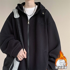 现货D232-WT116-P88控108自制款高克重刺绣加绒加厚外套班服65棉，女装短外套，电商D232