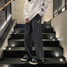 美式街头hiphop休闲裤男复古拖地运动长裤拉链阔腿卫裤H3021-p35，男装休闲裤，星座1008-1