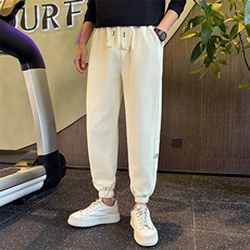 社会小伙春秋季男士潮牌休闲裤束脚纯色卫裤男C208-6790-特P48，男装休闲裤，电商C208