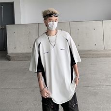 C411-P36美式复古宽松圆领体恤2024夏季新款POLO衫短袖男现货，男装Polo衫，星座512-6