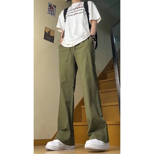 夏季户外防晒防水速干冰丝伞兵冲锋裤男微喇休闲裤KZ927-P38控68图片