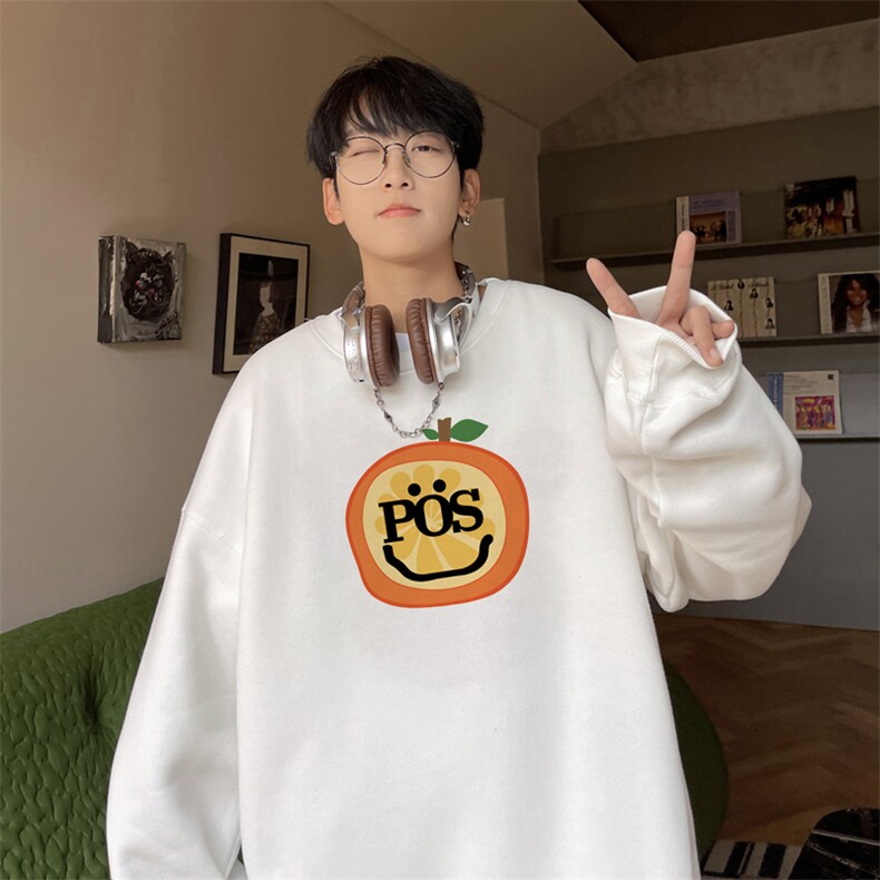 ！圆领卫衣男装港风长袖t恤男外套男WY509-特P23,男装卫衣,电商B371