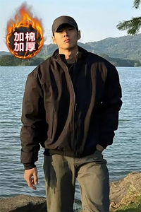 网图 已下单10W件加棉大码宽松夹克棉衣J5296J加棉-特P50图片
