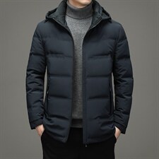 2023冬季新款拆卸白鸭绒外套潮牌两面穿纯色羽绒服XXH1802-P310图片