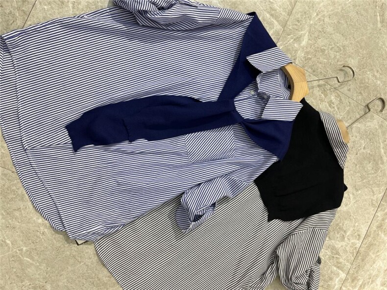 披肩条纹连衣裙，女装连衣裙，时代公主