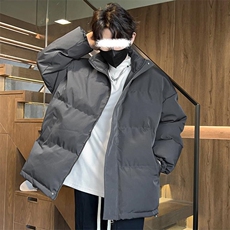 现货高品质美式高街冬季重磅三防加厚羽绒棉衣厚外套面包棉服，男装棉衣，电商A486-1