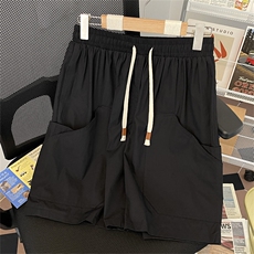日系短裤男士夏季薄款大口袋潮牌宽松休闲五分工装中裤DK9046-P30，男装牛仔裤，星座308B-2