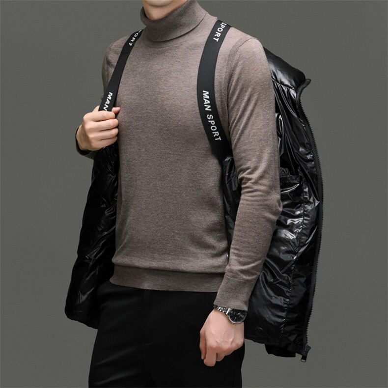 男装羽绒服YR3523主推2025冬现货继续充绒量：166g黑金活帽,男装羽绒服,钱塘207-1