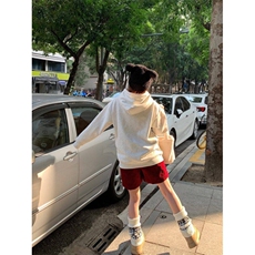 EE169-P75纯棉华棉复合真超秋冬加绒加厚2024潮刺绣连帽保暖上衣，男装卫衣，星座911-3