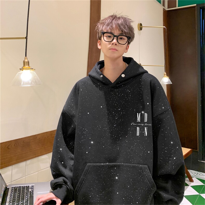 24秋新款高品质满天星亮片连帽卫衣MDDN英文印花MWL9166-P50控88,男装卫衣,星座508（原C305）