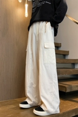 现货ZK7959-特P45控78高质量直筒简约宽松裤潮牌ins休闲大码裤子，男装休闲裤，电商A059