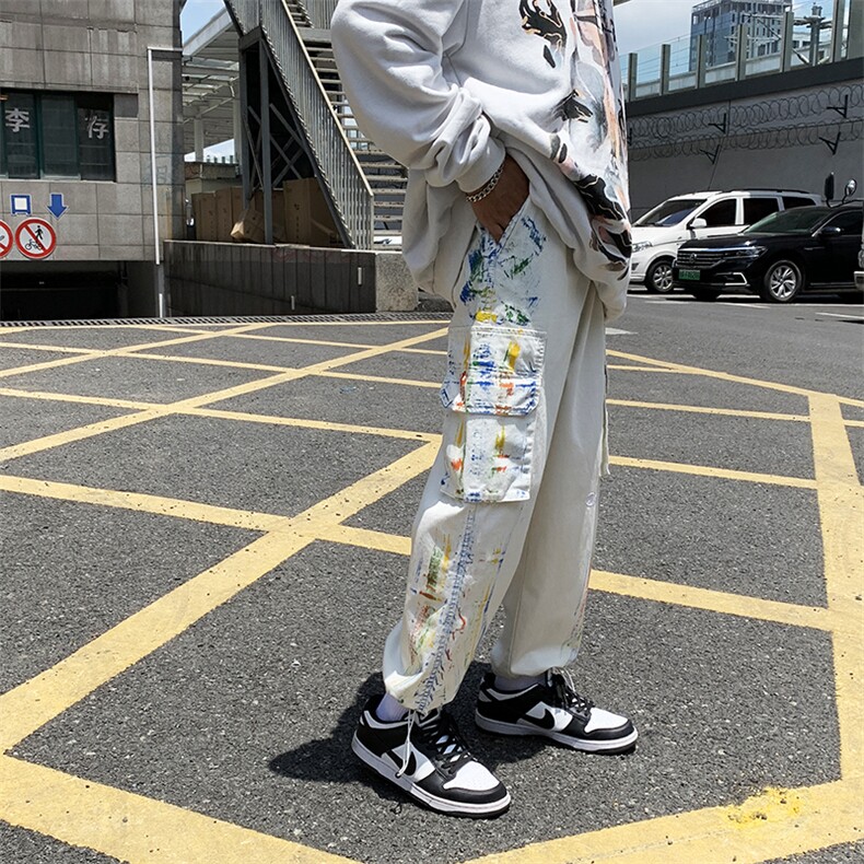 男春秋季休闲长裤彩绘休闲裤K0012P30,男装休闲裤,星座1116-2