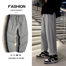 运动风2023新款休闲运动九分裤舒适直筒裤1216-特批：20,男装休闲裤,星座718-1