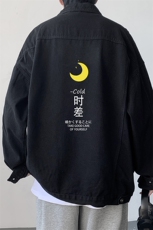 牛仔夹克男大码牛仔外套男茄克NJ77047-P60，男装夹克，电商A040