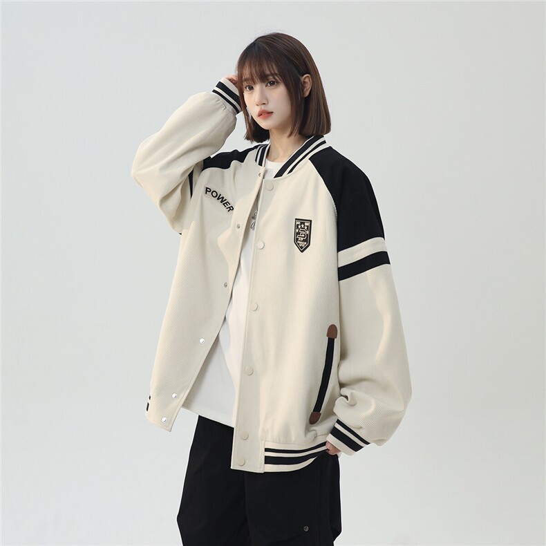2025学院风复古拼色夹克JK572-P98控138,男装夹克,电商A148-1