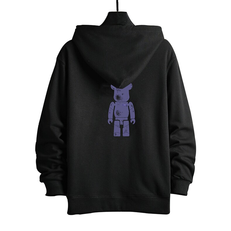 KS21242-P38连帽开衫卫衣男运动外套大码班服网格,男装卫衣,电商A040A