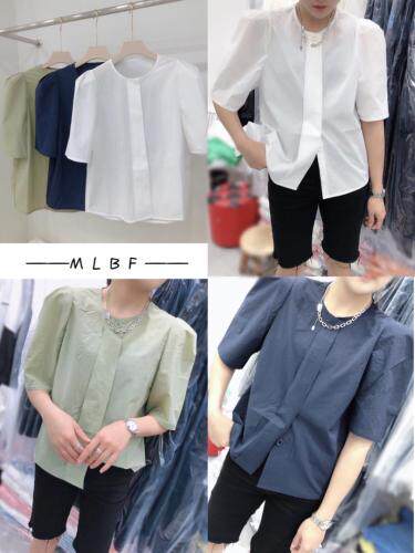 小扣子上衣，女装，魅力布梵