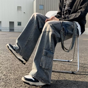 美式牛仔裤男款秋季长裤休闲潮 N1077 -P58图片