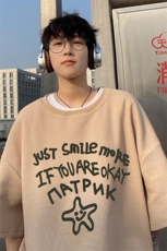 ！2025夏季新款男士华夫格印花短袖T恤半袖TXH2409特P19，男装T恤，电商B220