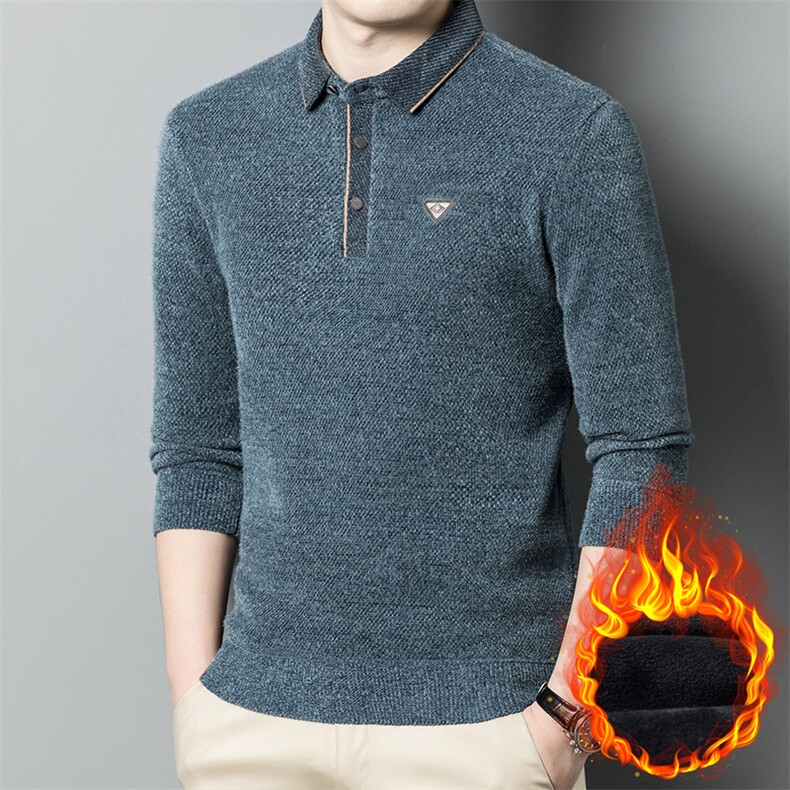 CA10408851钱塘2020-2冬季厚款中年男士时尚休闲简约针织衫P69,男装针织衫/毛衣,钱塘207-2