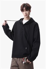 连帽卫衣男春季新款港风宽松华夫格大码长袖套头上衣CH59-P38，男装卫衣，星座214-3