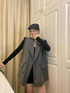 早秋新款休闲马夹，女装马夹，依岸