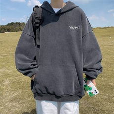 套头秋季休闲宽松型慵懒气质新款青春流行连帽Y8526P53，男装卫衣，星座1116-2